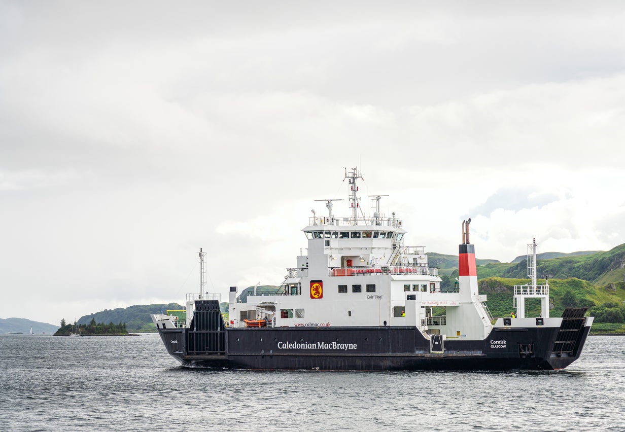 A Caledonian MacBrayne ferry