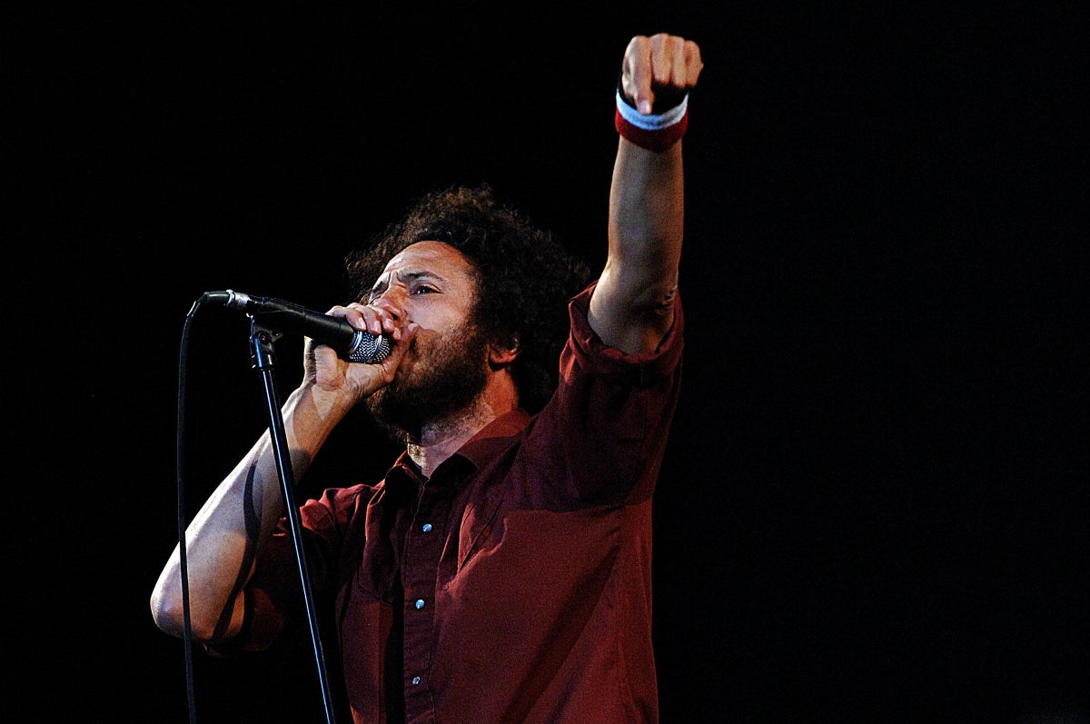 Rage Against the Machine hits out at Roe v Wade ruling during first show in 11 years