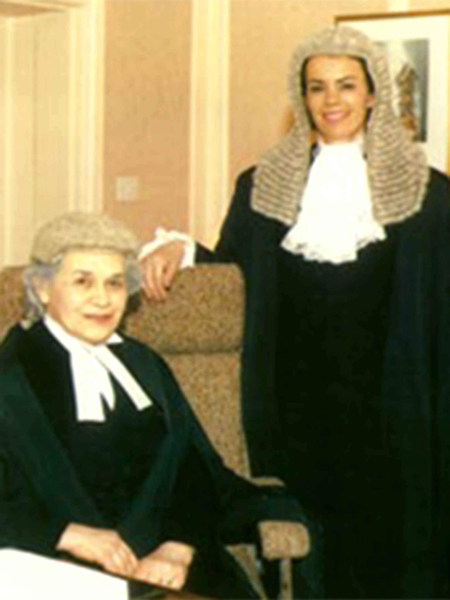 Rose Heilbron QC and her daughter Hilary Heilbron QC