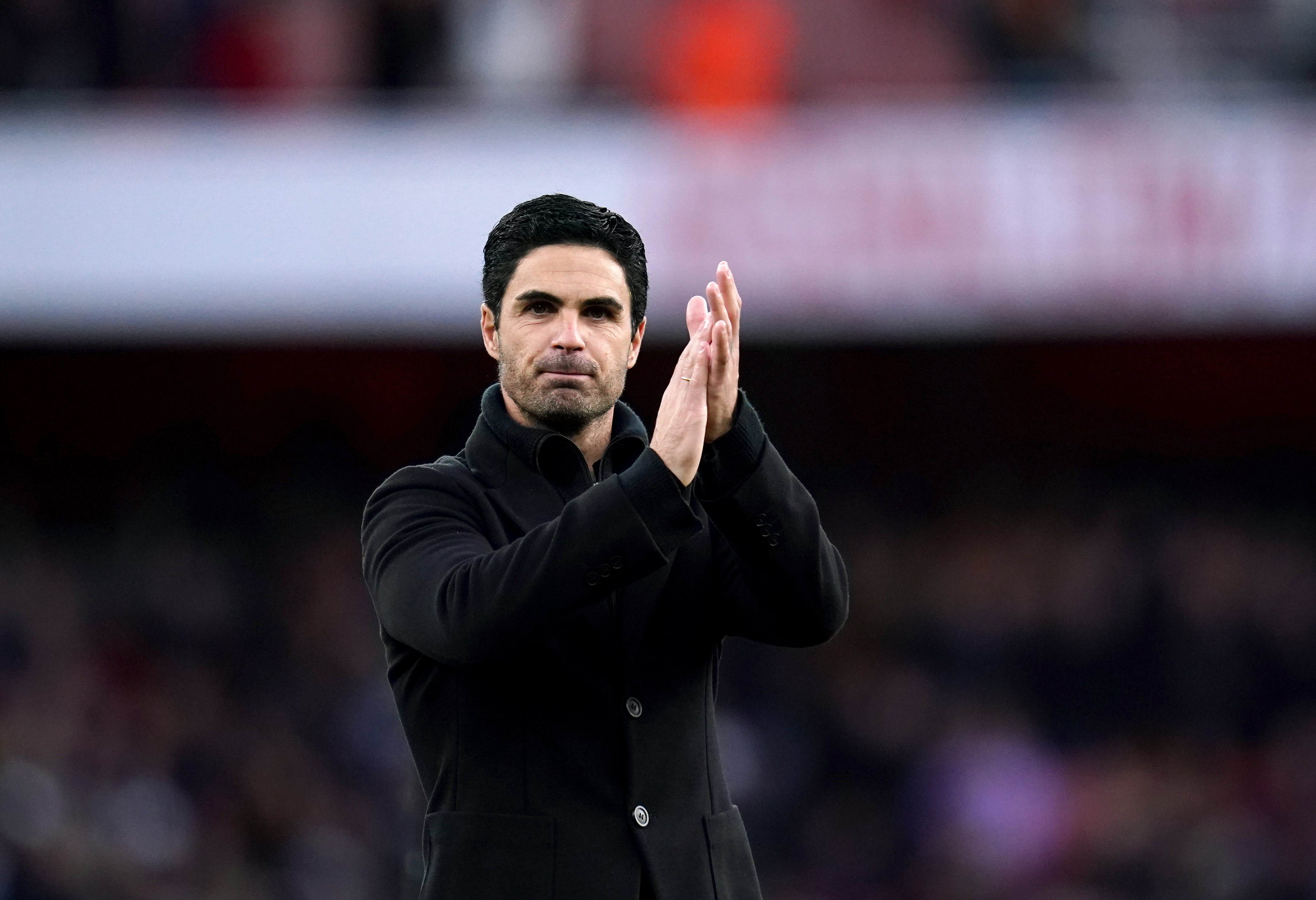 Mikel Arteta is isolating (John Walton/PA)