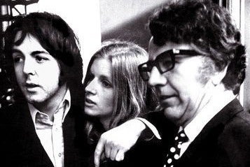 Denis O’Dell with Paul and Linda McCartney