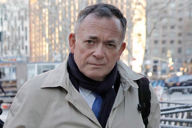 <p>Ian Maxwell attending his sister Ghislaine’s sex-trafficking trial in New York </p>