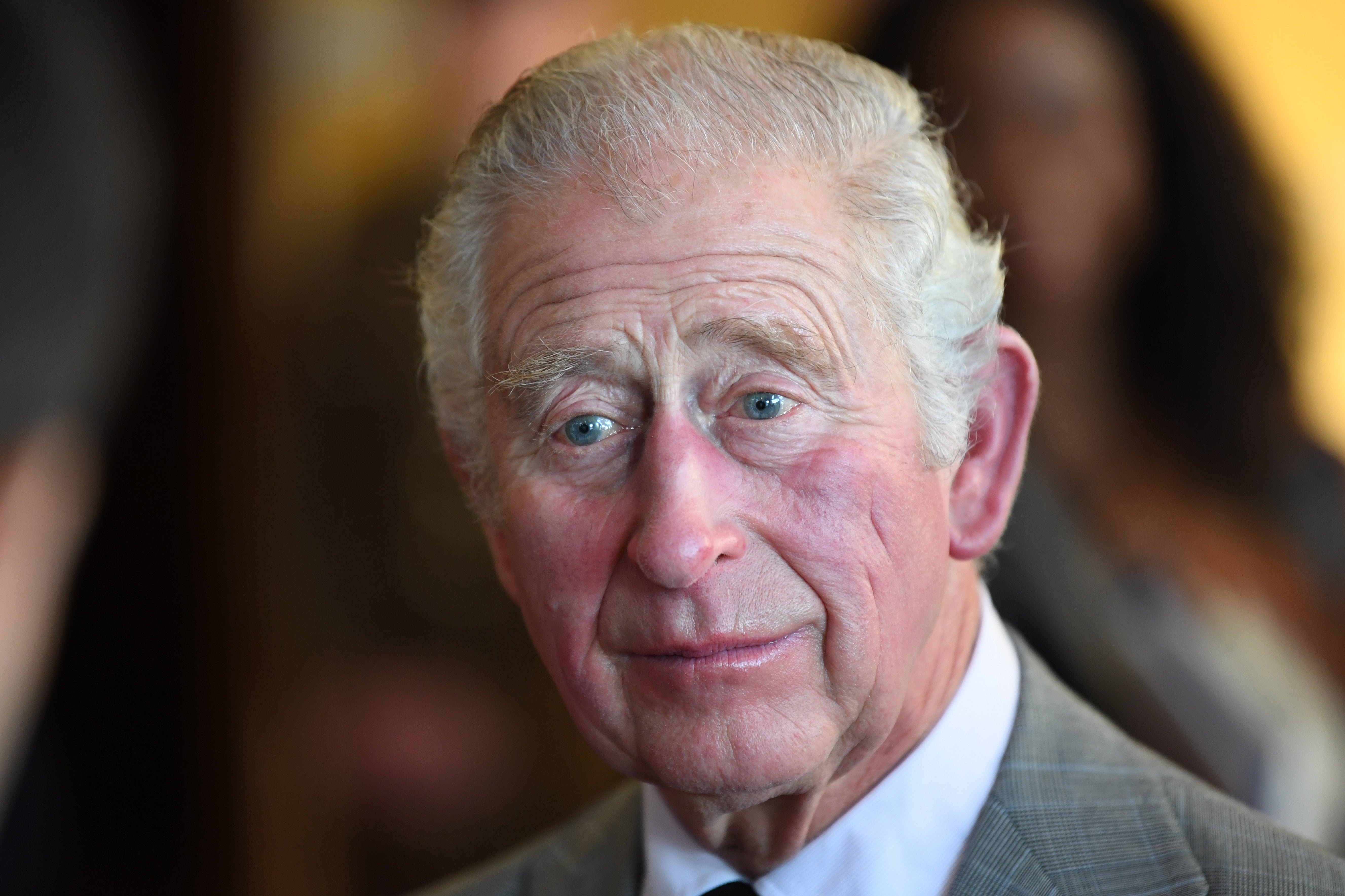 The Prince of Wales during a visit to Homerton College at the University of Cambridge, to discuss access to education and learn of the college’s vision to welcome and support students from diverse backgrounds (Daniel Leal/PA)