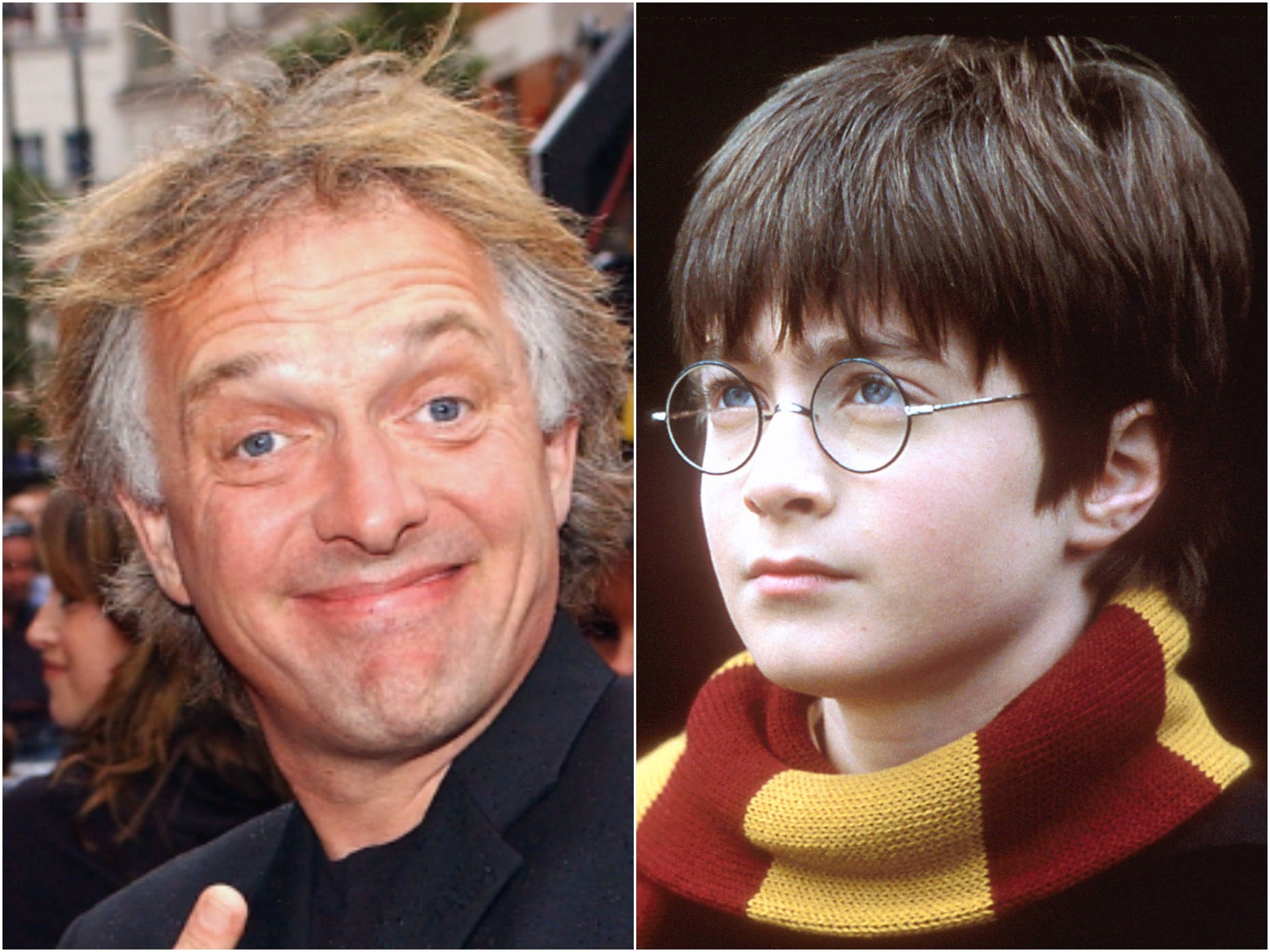 <p>Rik Mayall and Daniel Radcliffe</p>