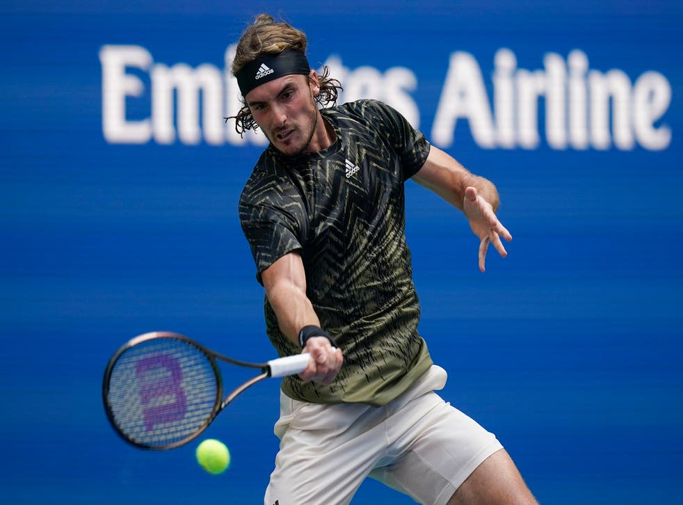 Stefanos Tsitsipas did not play his singles match in the ATP Cup but later played doubles (Seth Wenig/PA)