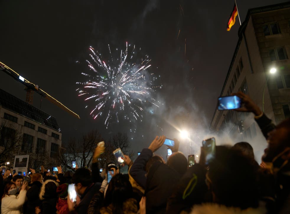 ALEMANIA-AUSTRIA-FUEGOS ARTIFICIALES