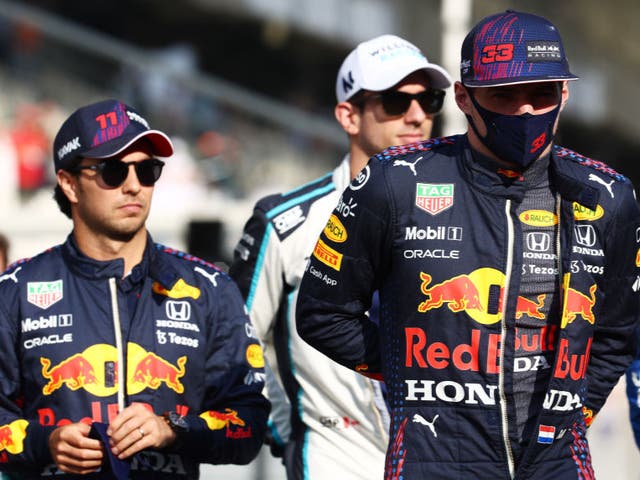 <p>Pérez sostuvo a Hamilton para ayudar a las posibilidades de título de Verstappen en Abu Dhabi</p>