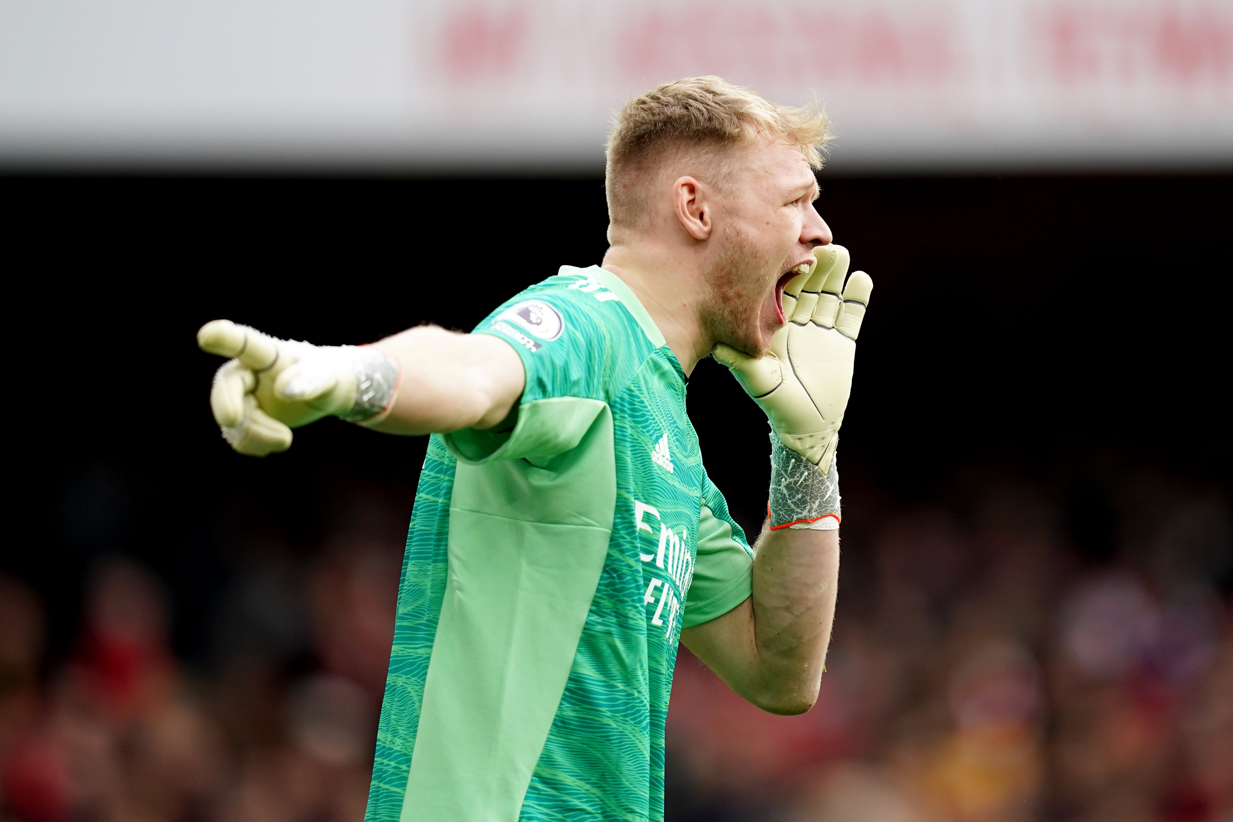 Aaron Ramsdale’s Arsenal were denied a point by a late City winner (John Walton/PA)