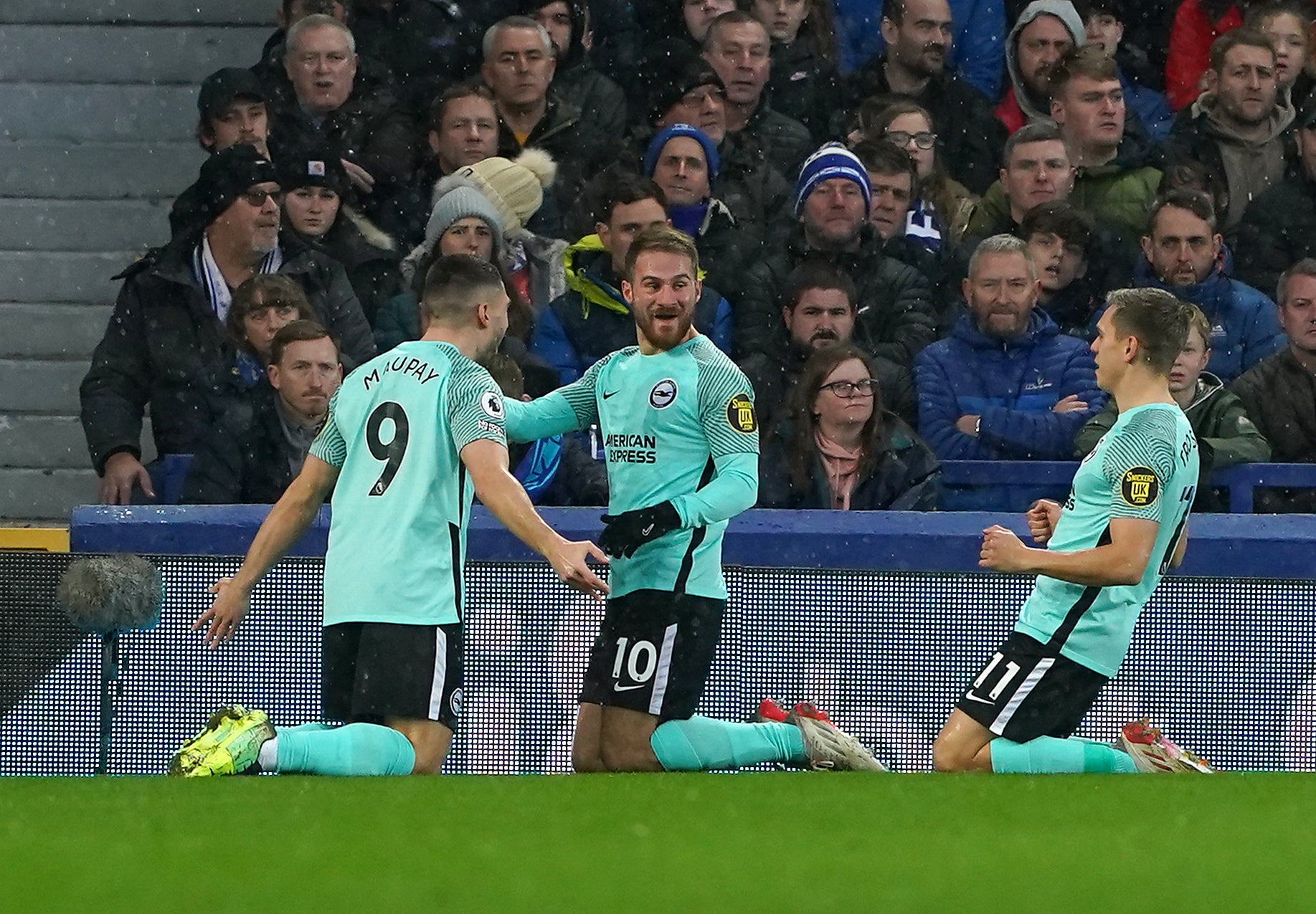 The Seagulls move up to eighth with this win as Everton’s miserable form continues
