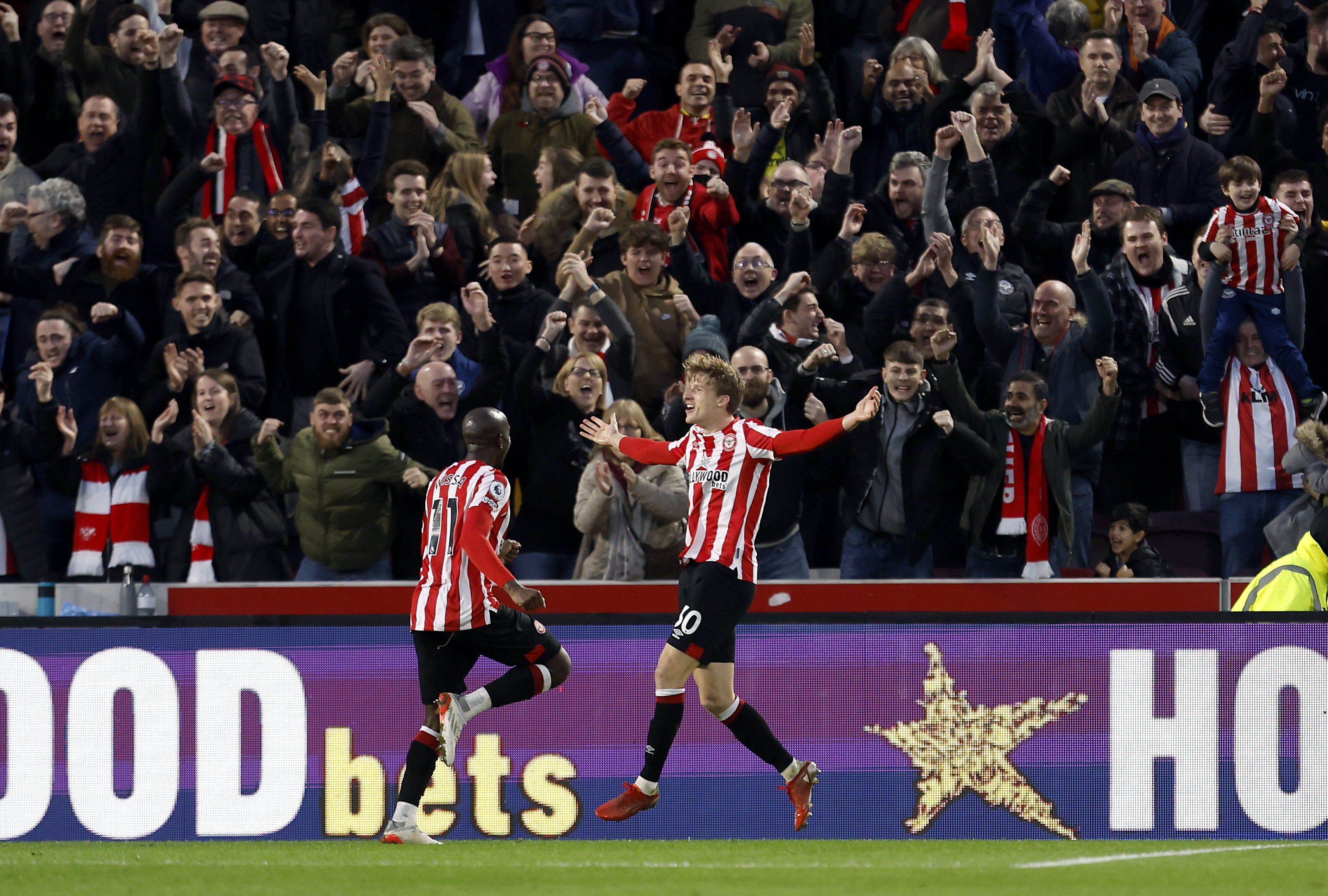 Mads Roerslev scored a late winner (Steven Paston/PA)