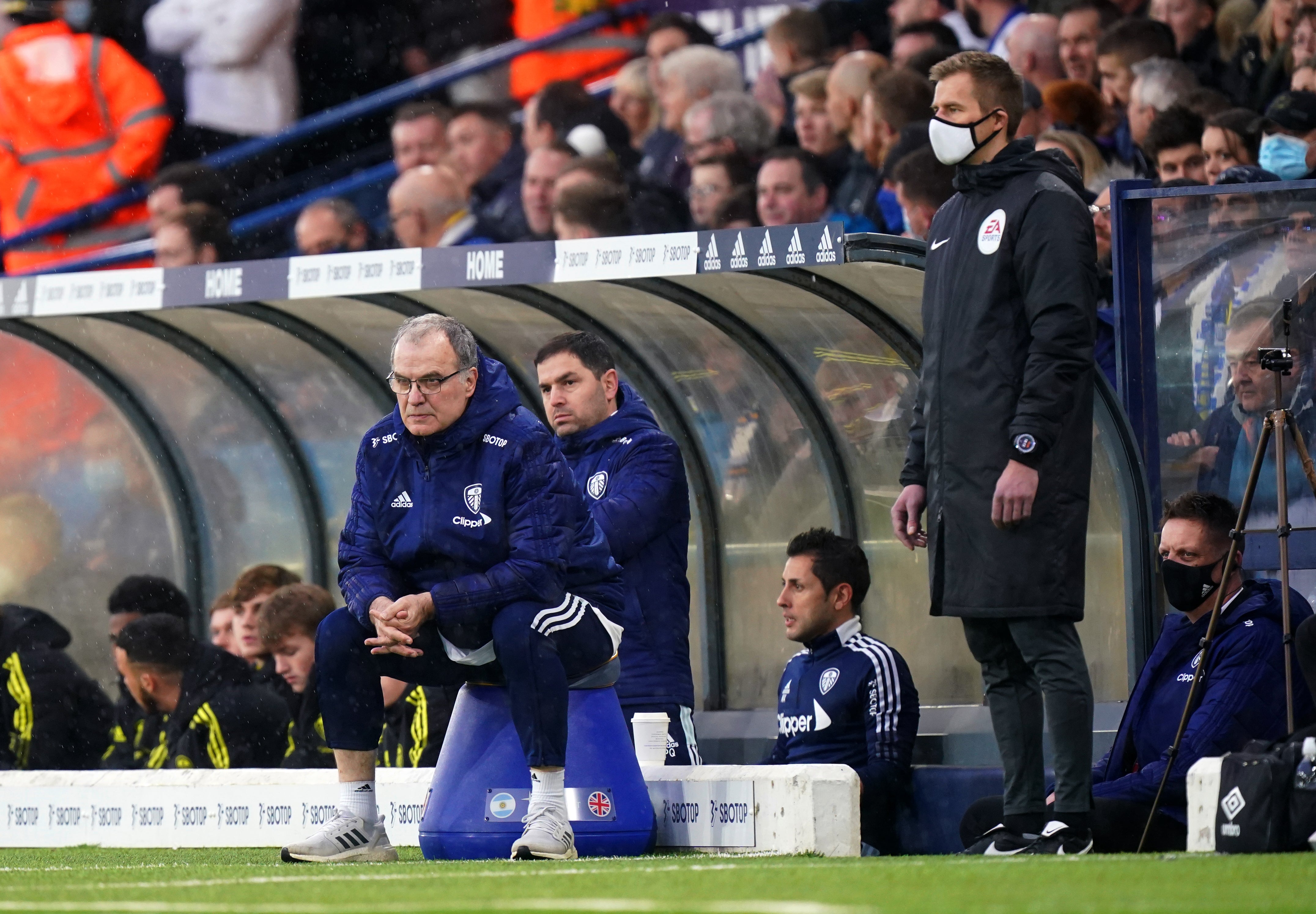 Marcelo Bielsa saw his side secure a first win since November (Mike Egerton/PA)