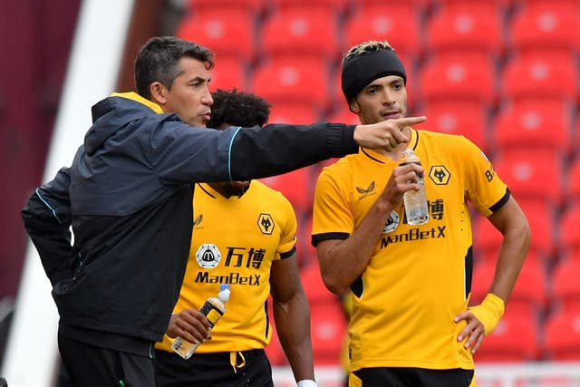 Wolves manager Bruno Lage believes Raul Jimenez can inspire the squad this year (Anthony Devlin/PA)