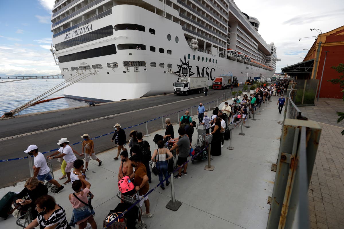 Brazil health agency confirms COVID-19 cases in cruise ship Brazil health agency confirms COVID-19 cases in cruise ship