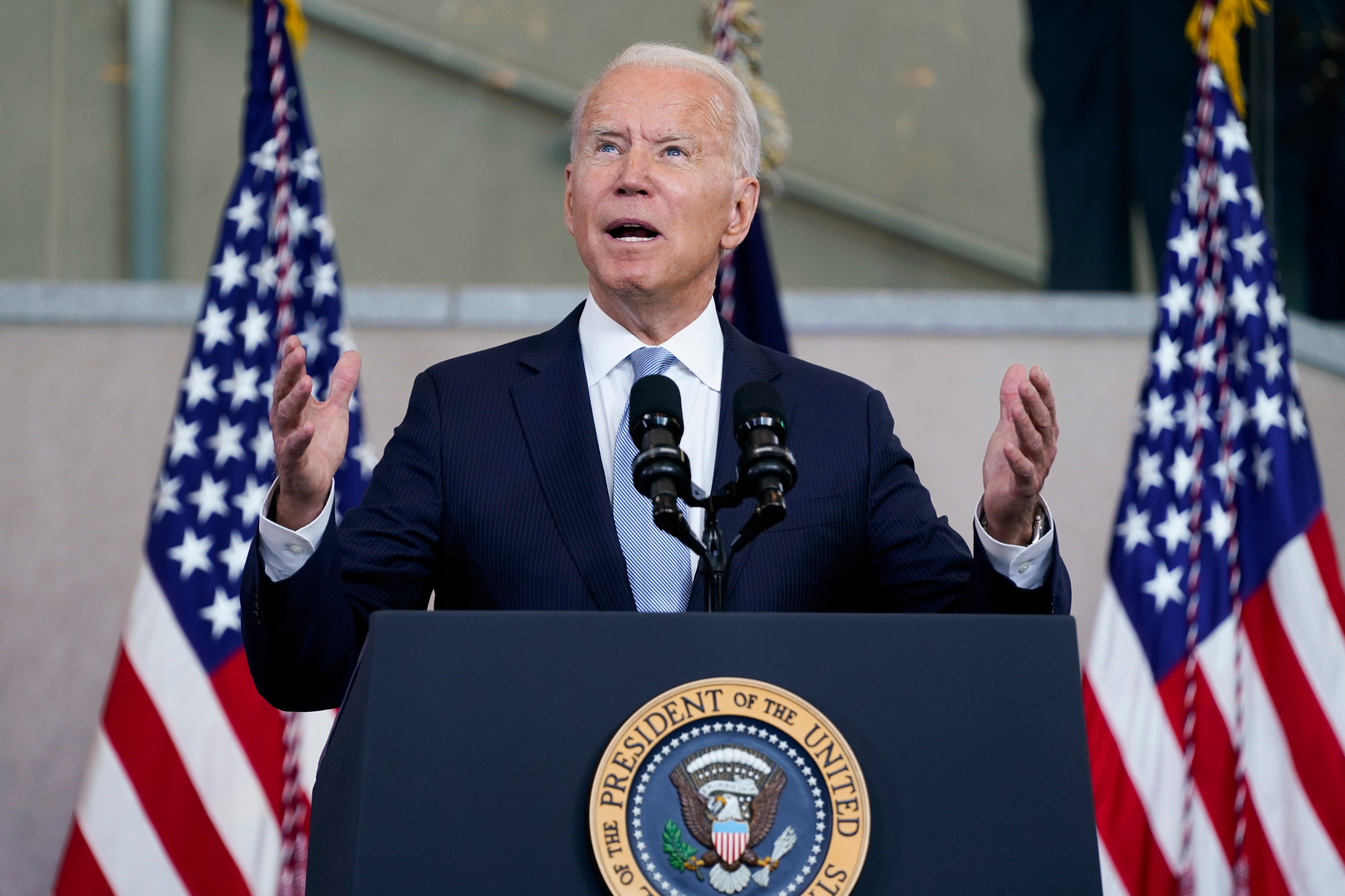 Biden's words on voting rights meet call to action after 1/6 | The ...