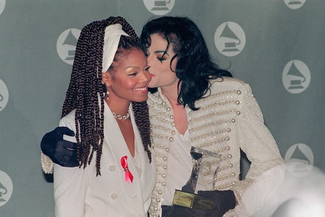 <p>Janet Jackson and Michael Jackson  </p>