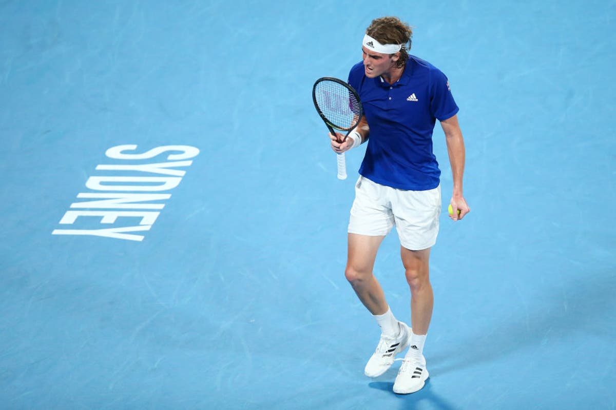 Stefanos Tsitsipas beaten as Argentina and Spain stay undefeated in ATP Cup