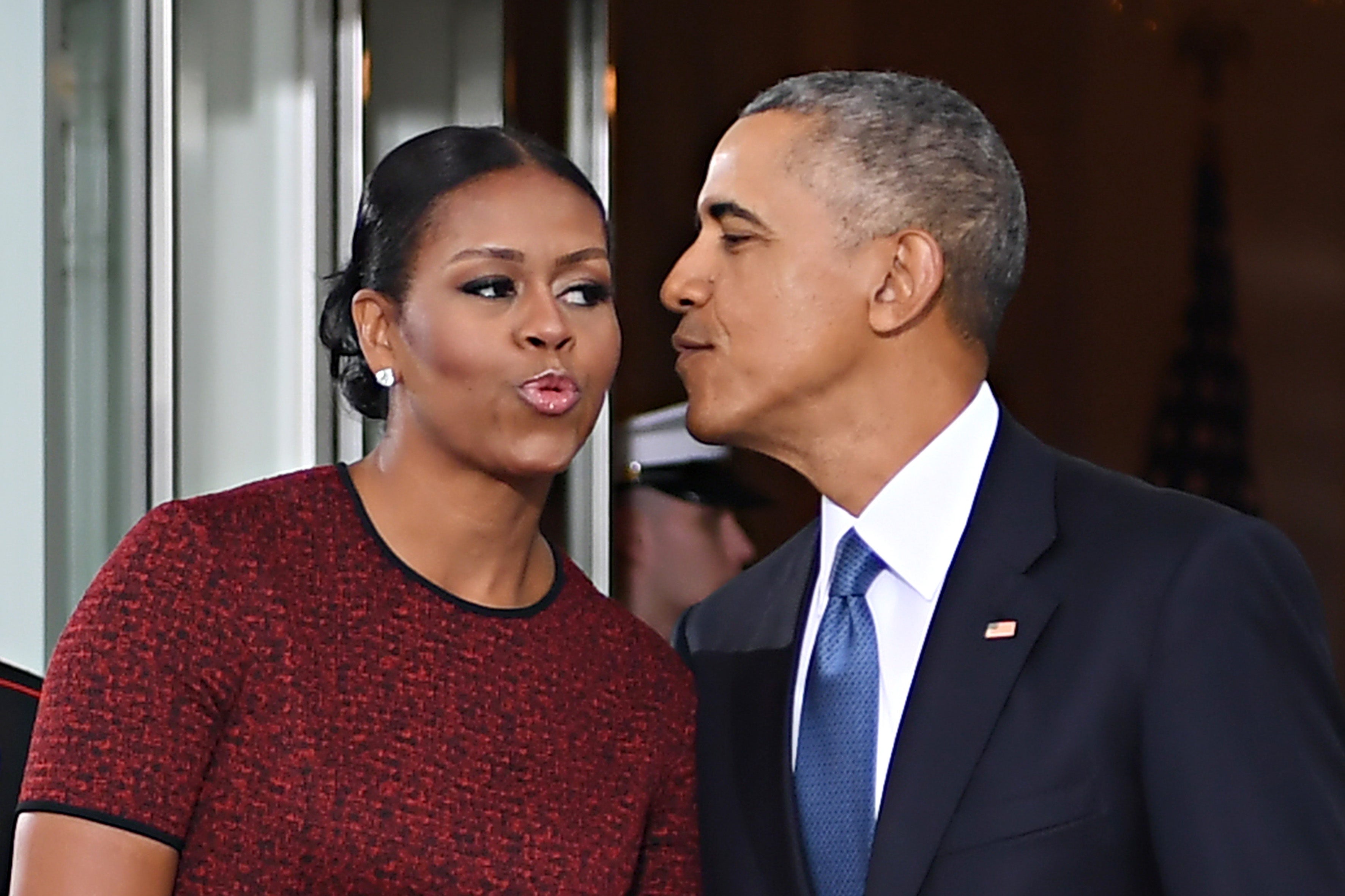 Michelle Obama Sexiest Nude - Michelle Obama celebrates new year with photo of herself and her 'boo'  Barack | The Independent