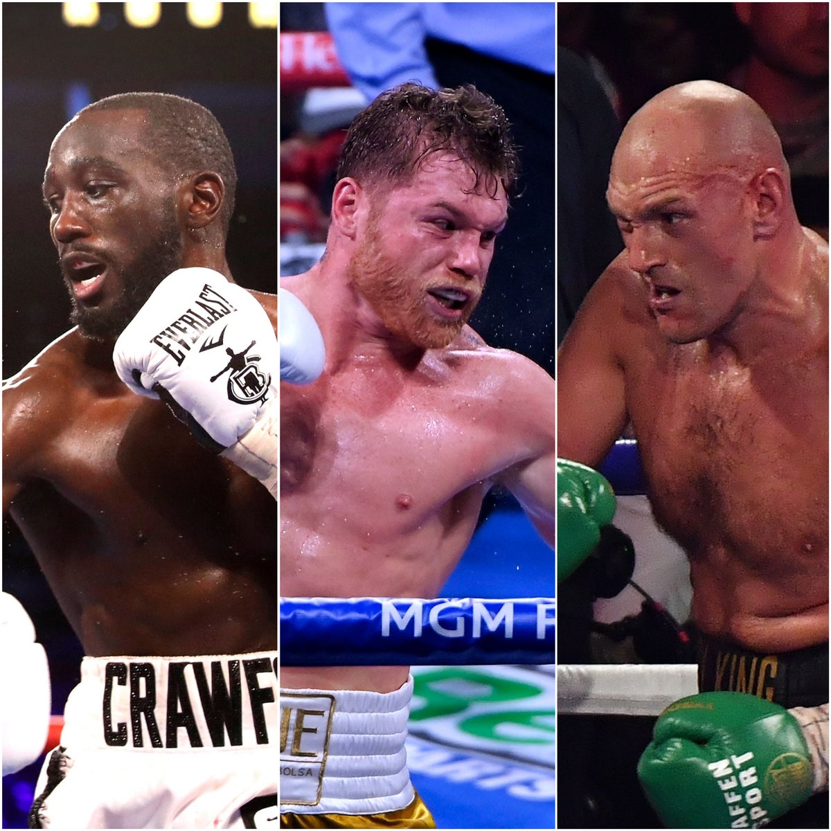 Who are the 10 best black fighters in the world currently?