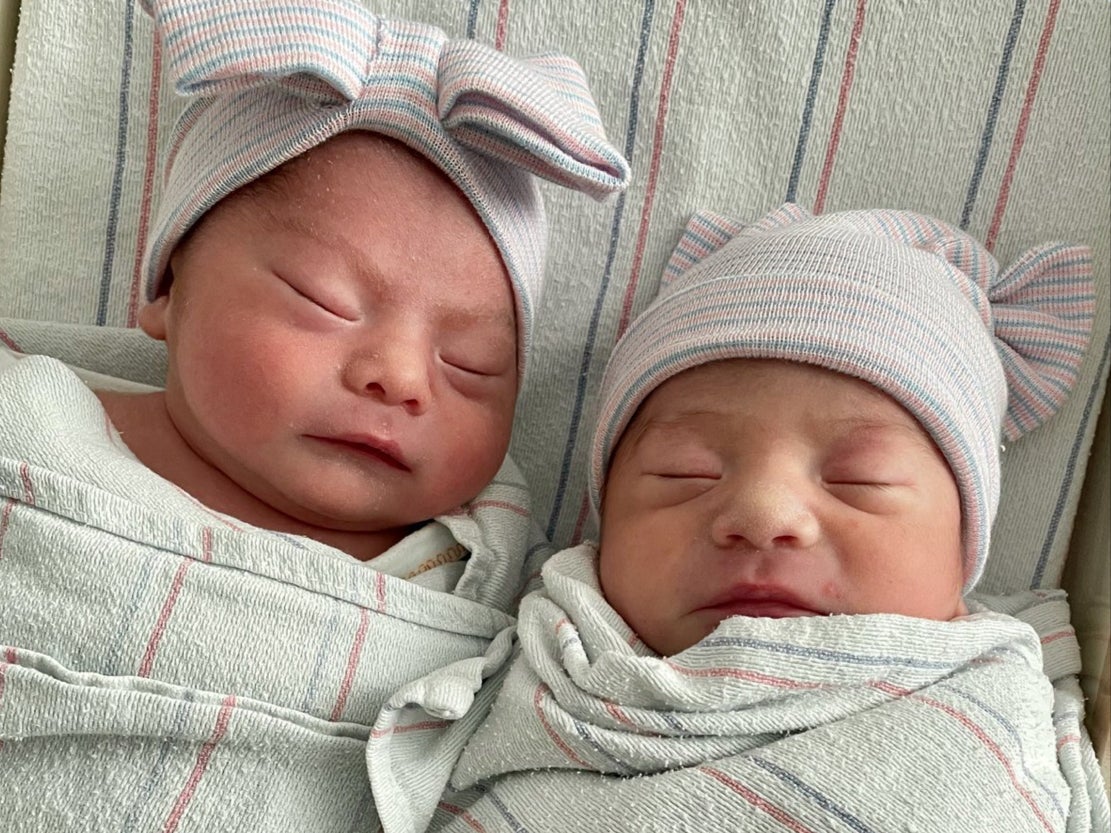 The twins born at a Natividad hospital in Salinas, California