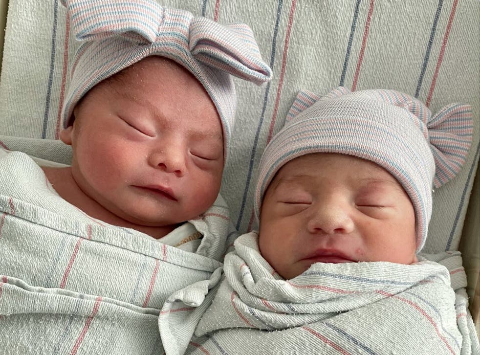 <p>The twins born at a Natividad hospital in Salinas, California </p>