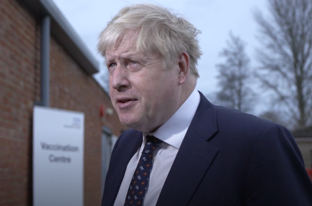 <p>Boris Johnson said ‘The way forward for the country as a whole is to continue on the path we’re on’ </p>