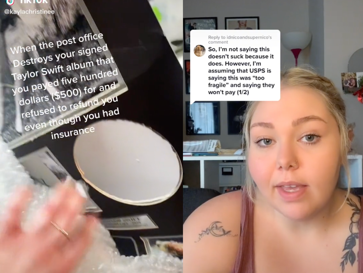 Woman calls out USPS for allegedly destroying $500 Taylor Swift album and refusing to refund her Woman calls out USPS for allegedly destroying $500 Taylor Swift album and refusing to refund her