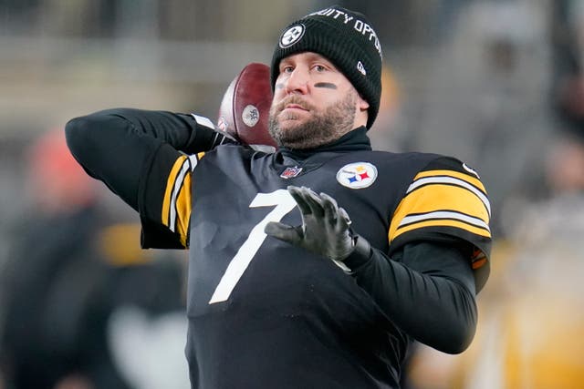 The Pittsburgh Steelers have beaten the Cleveland Browns 26-14 in quarterback Ben Roethlisberger’s likely final home game as he capped an 18-year career with the team (Gene J Puskar/AP)
