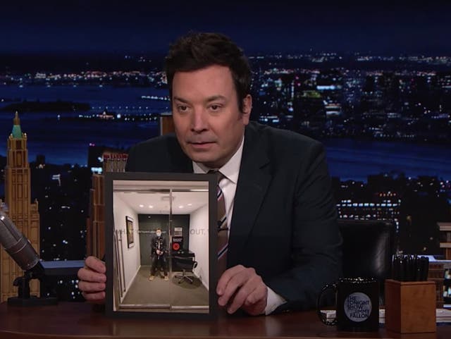 <p>Jimmy Fallon on The Tonight Show </p>