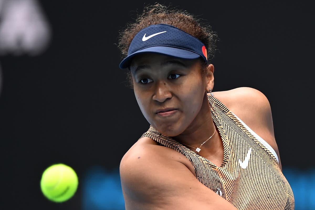 Naomi Osaka makes winning return in Melbourne in first match in four months