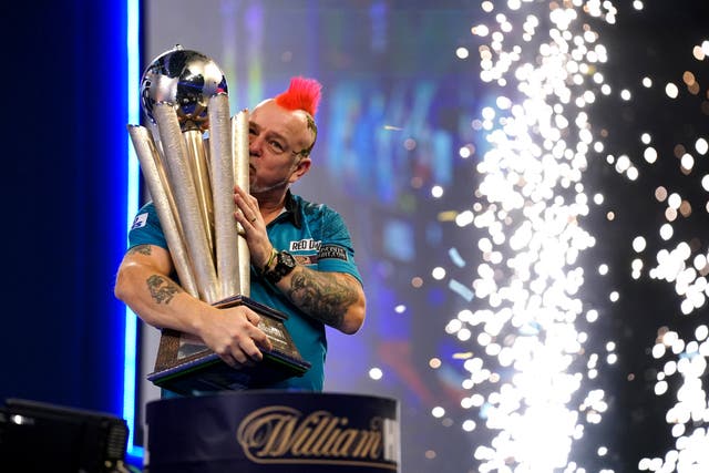 Peter Wright won the World Championship for the second time on Monday (John Walton/PA)