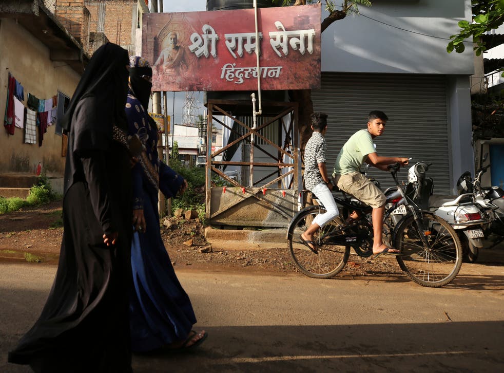 <p>Representative image: In the past year, two different applications have put up photos of Muslim women online for auction in India  </p>