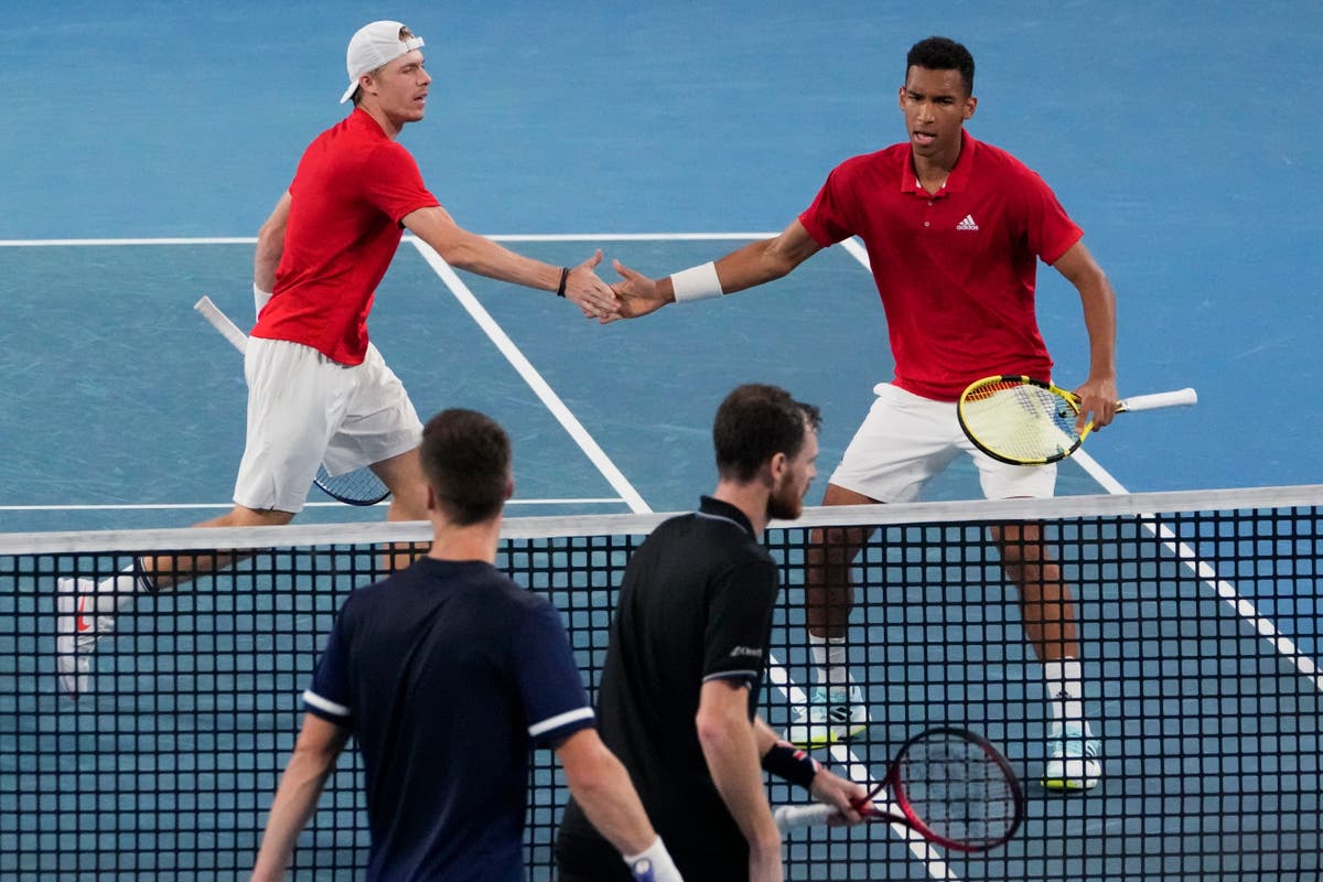 Great Britain beaten in second ATP Cup group match following Canada fightback