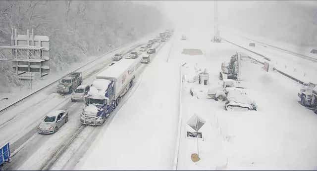 <p>Winter Weather Interstate Shutdown</p>