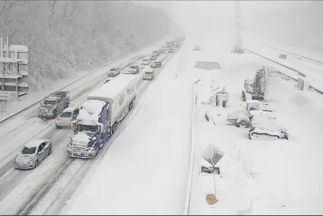 <p>Winter Weather Interstate Shutdown</p>