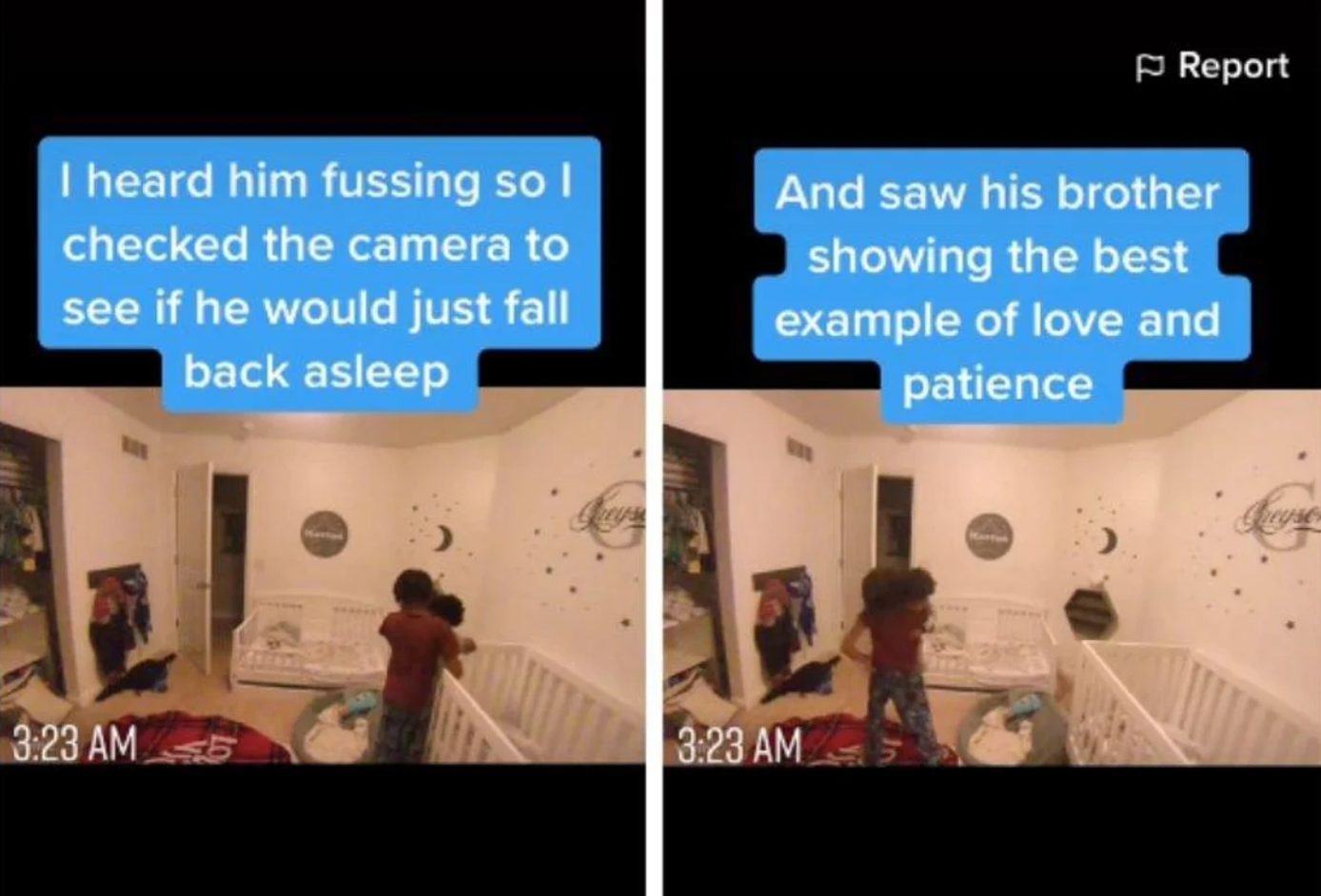 <p>10-year-old Mason lovingly cared for his 18-month-old brother at 3 a.m. so that his mom could get some rest</p>