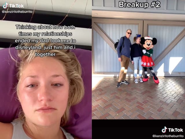 <p>Woman reveals her father brings her to Disneyland each time she goes through a breakup</p>