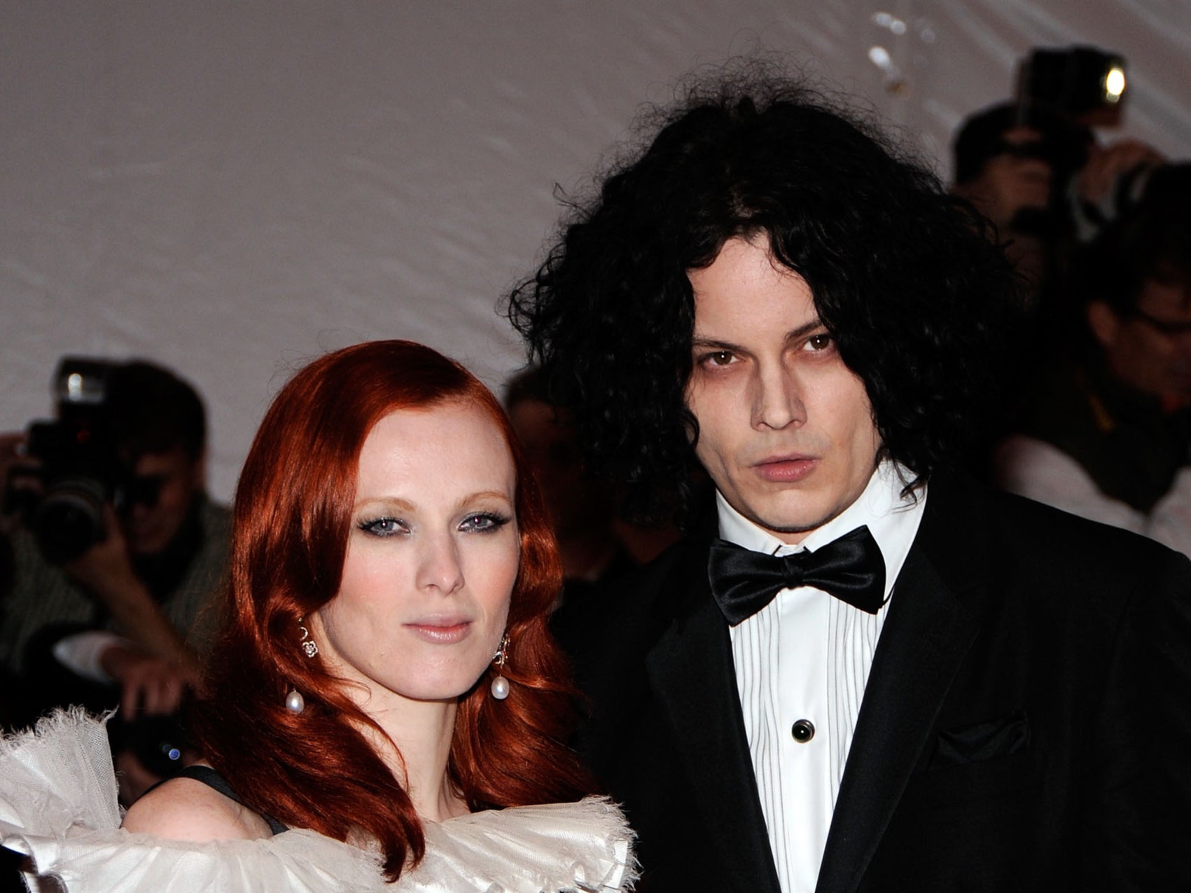 Karen Elson and Jack White at the Met Gala in 2009