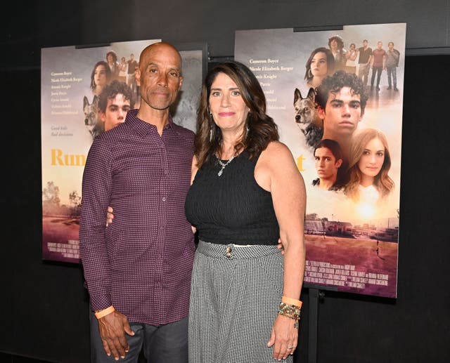 <p>Cameron Boyce’s parents Victor and Libby Boyce attended premiere of posthumously-released ‘Runt’</p>