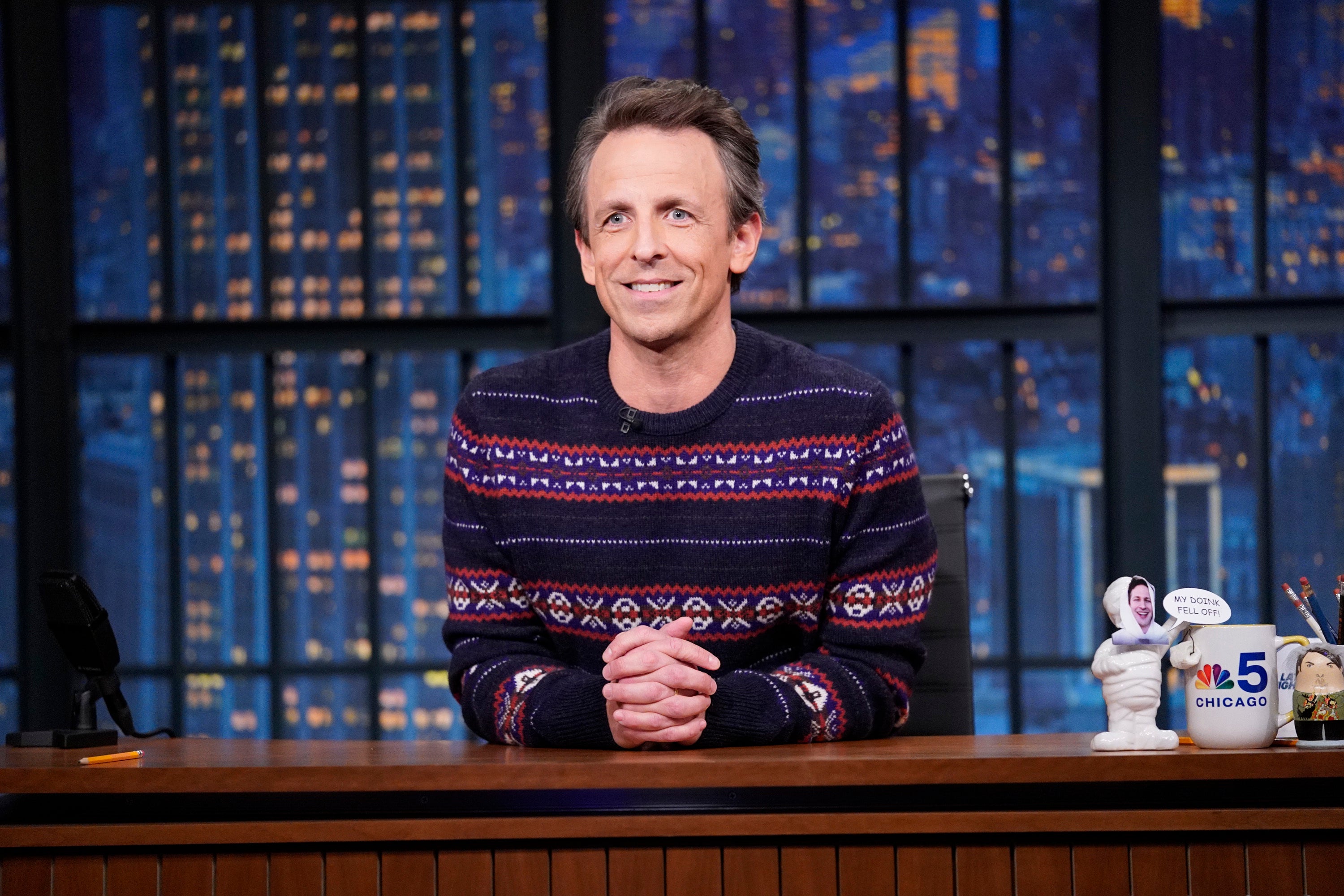 US chat show host Seth Meyers