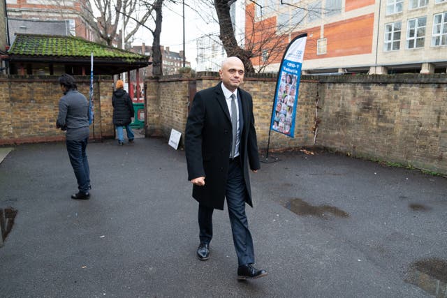 Sajid Javid (Stefan Rousseau/PA)