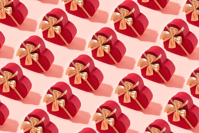 <p>Heart-shaped boxes of chocolates are popular gifts for Valentine’s Day</p>