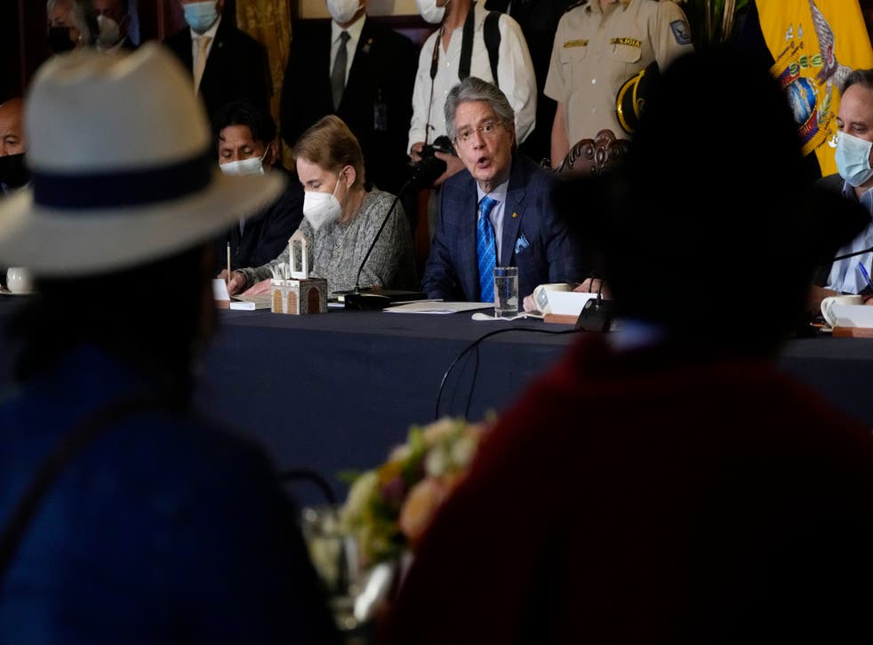ECUADOR-LASSO INDÍGENAS