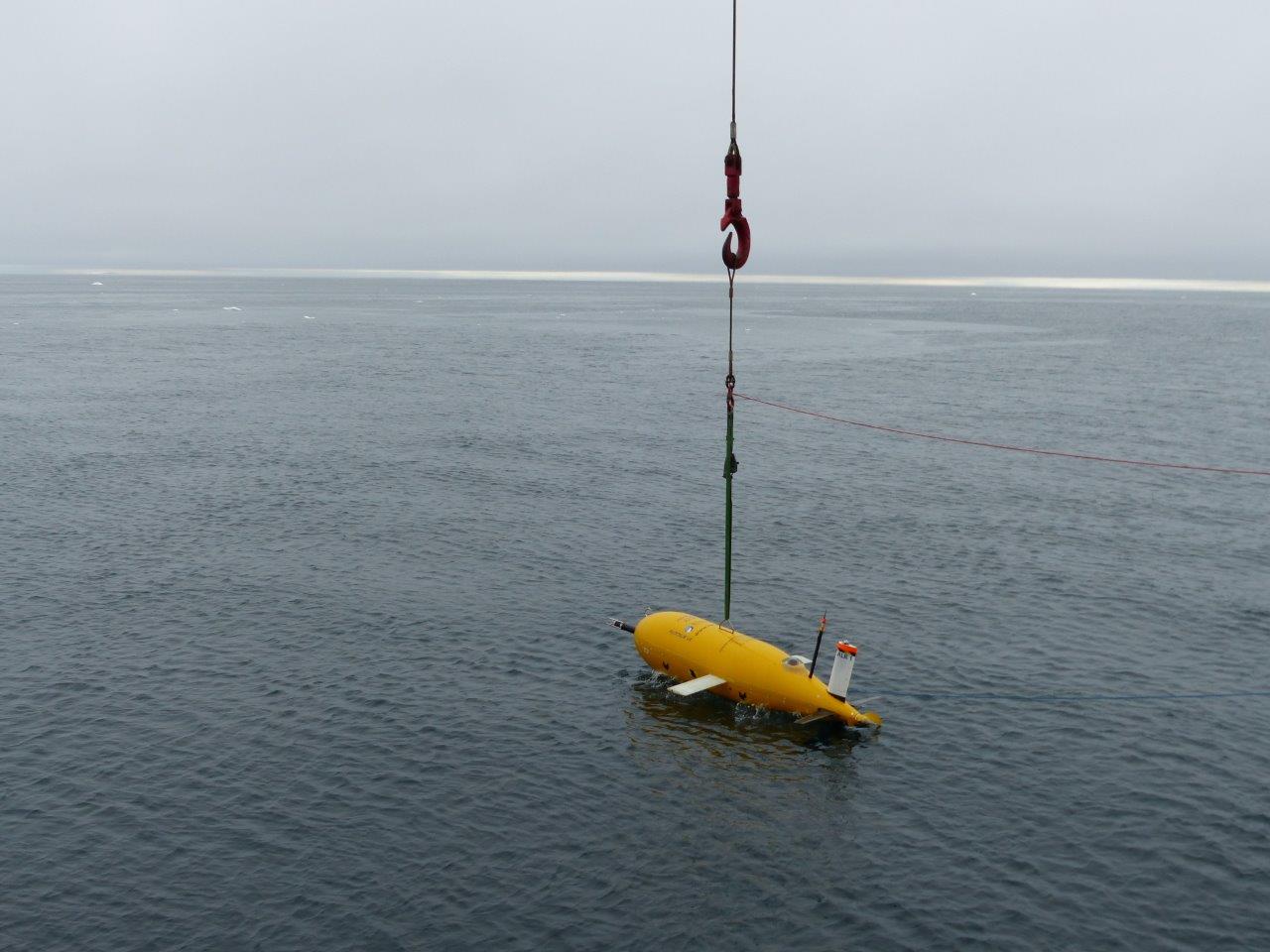 The submersible craft Boaty McBoatface will be one of two key robotic devices used to examine the iceshelf holding back the glacier