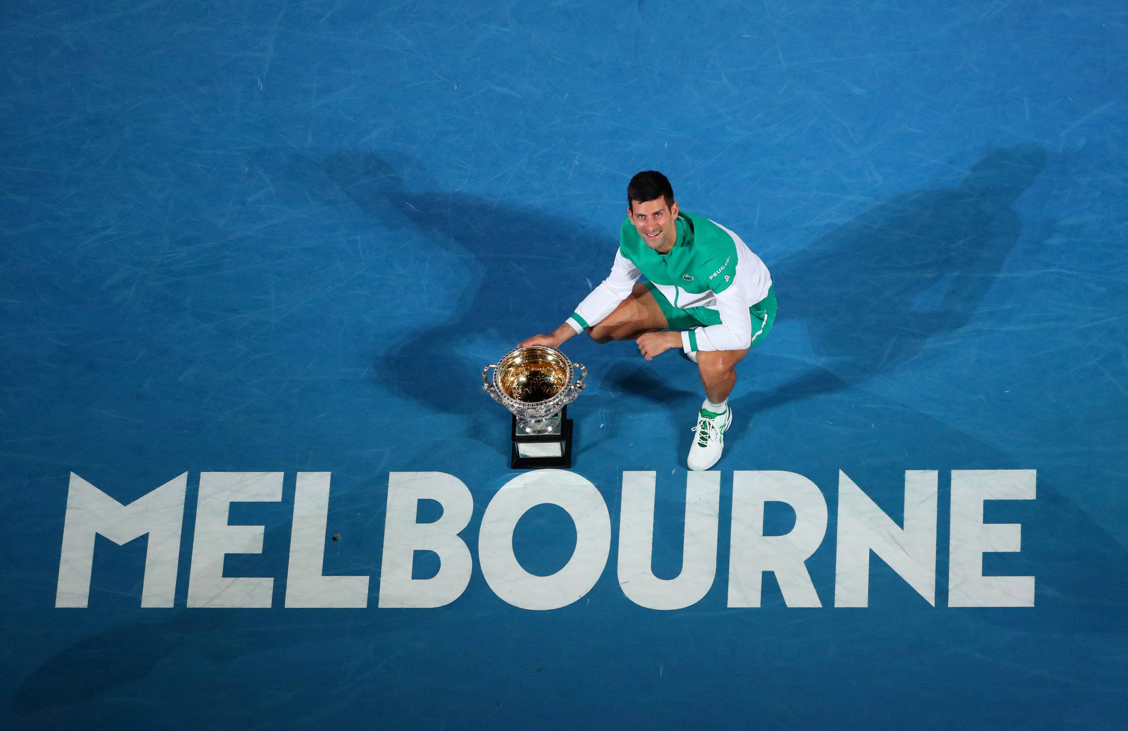 Djokovic has won in Melbourne nine times