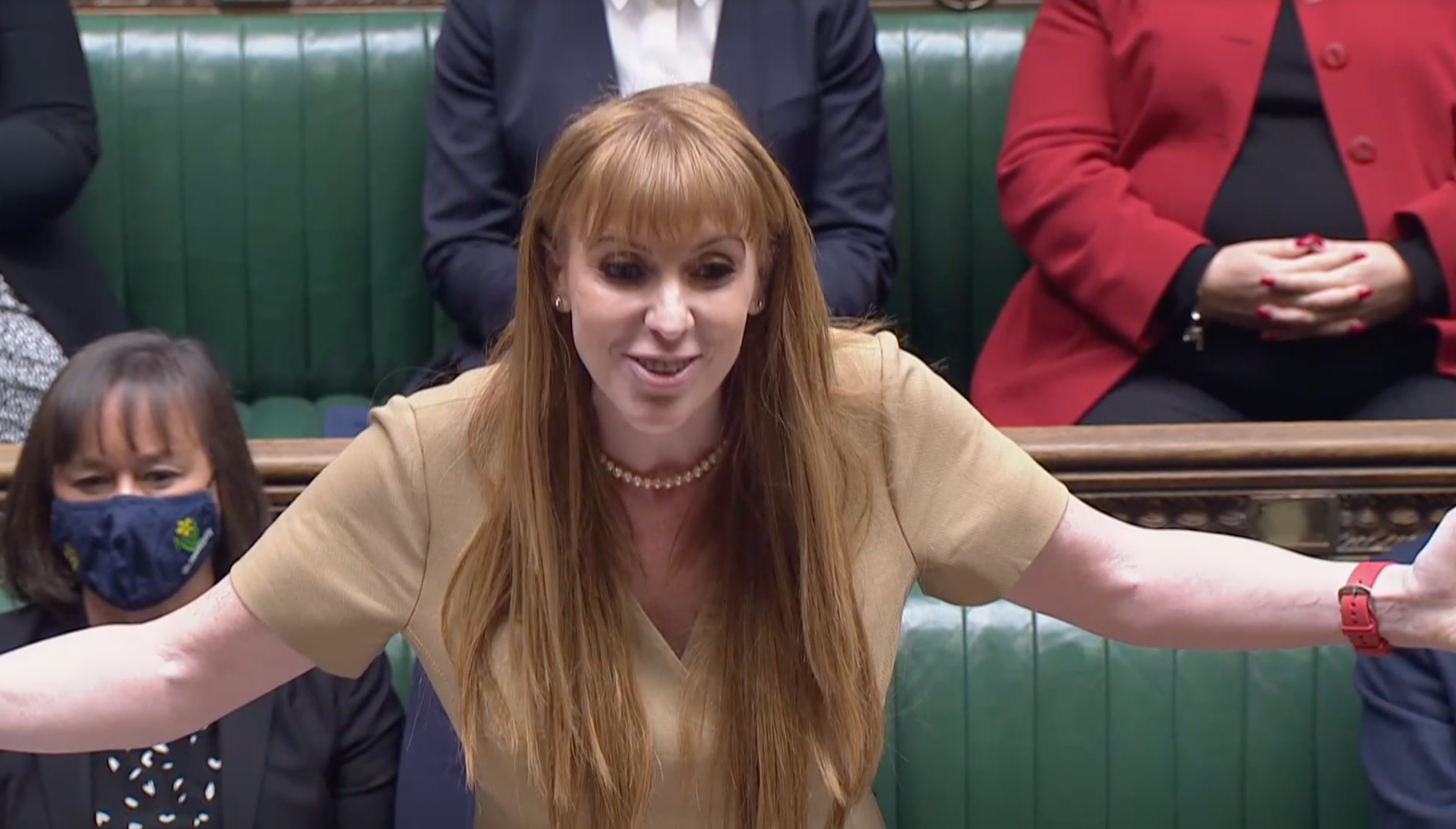 Angela Rayner, Labour’s deputy leader, accused Mr Johnson of getting it ‘so wrong’ by dismissing fears of rising prices