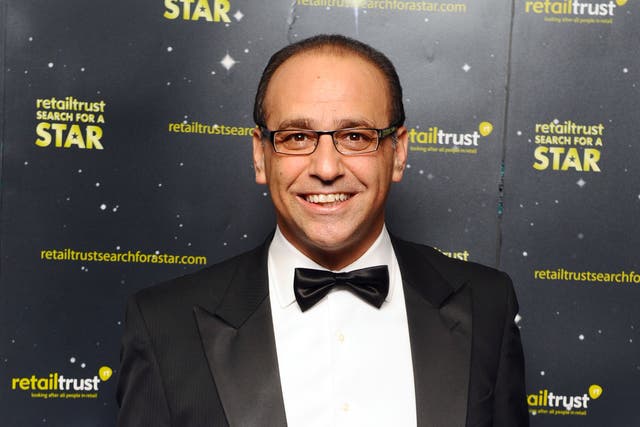 Theo Paphitis said the fall in store sales highlighted the current pressure facing the high street (Ian West/PA)