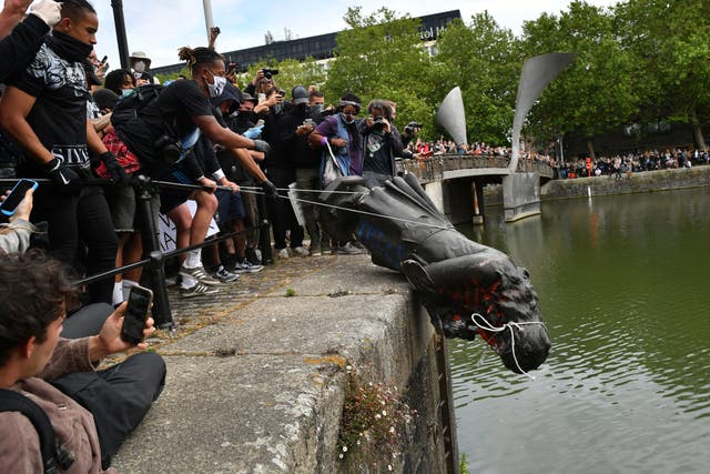 <p>Four people have been cleared of criminal damage after toppling a statue of slave trader Edward Colston in Bristol during a Black Lives Matter protest</p>