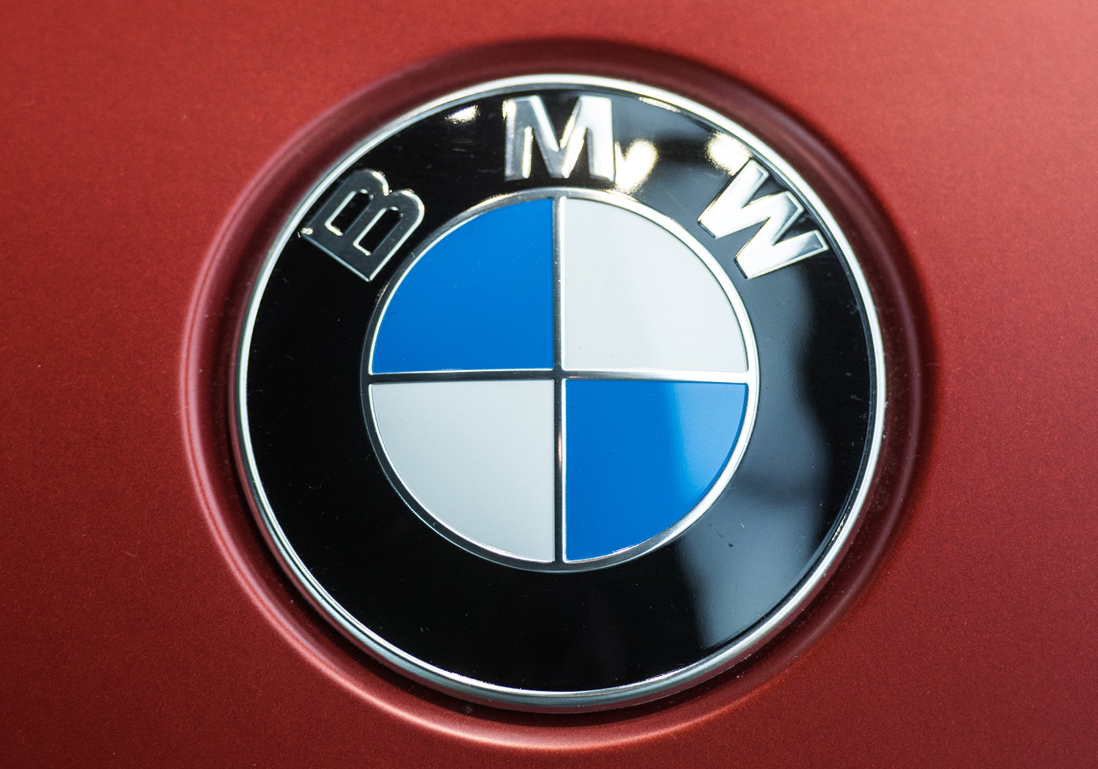File photo: A BMW logo is seen on a car in Munich, Germany, 21 March 2017