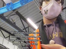 Amazon worker asks people not to buy groceries from retail giant in viral TikTok video