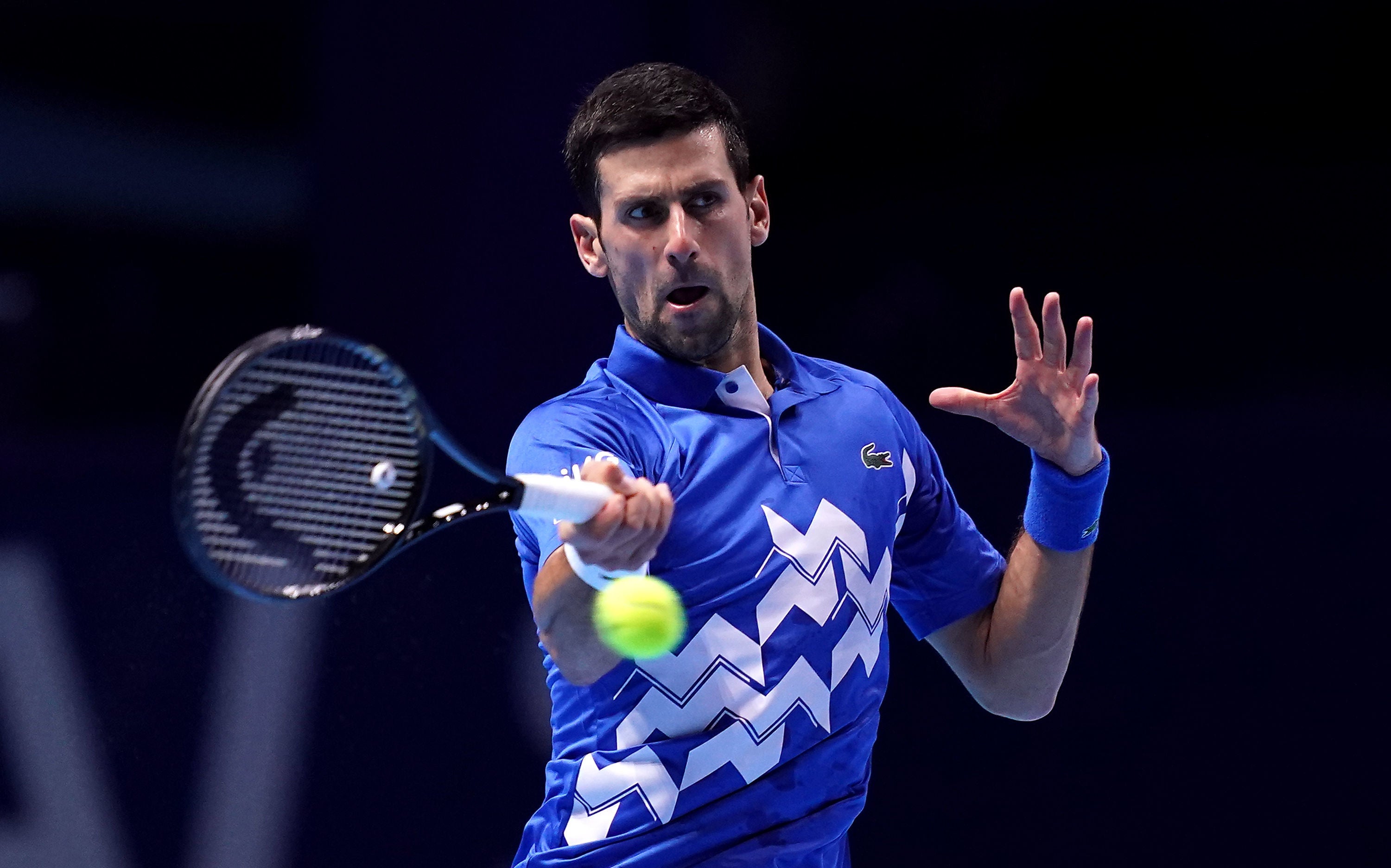 Novak Djokovic is at Melbourne Airport